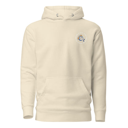 Light Beige Never a Bad Time Hoodie Front View
